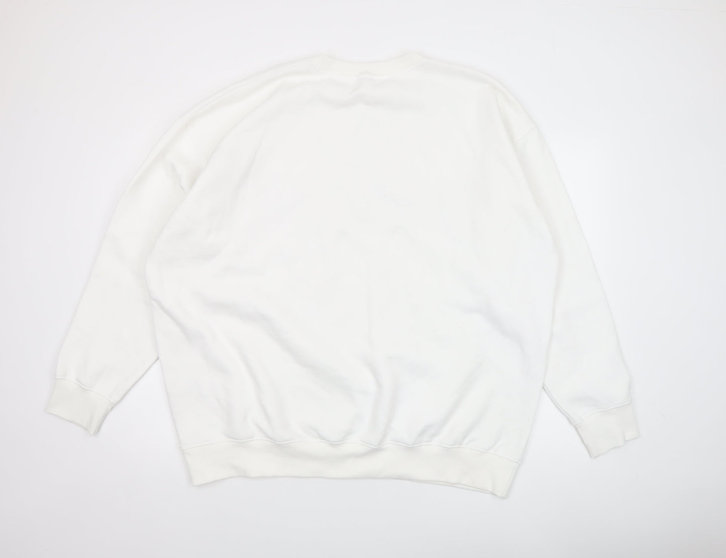 Six Stories Unisex White Bride Pullover Sweatshirt 2XL