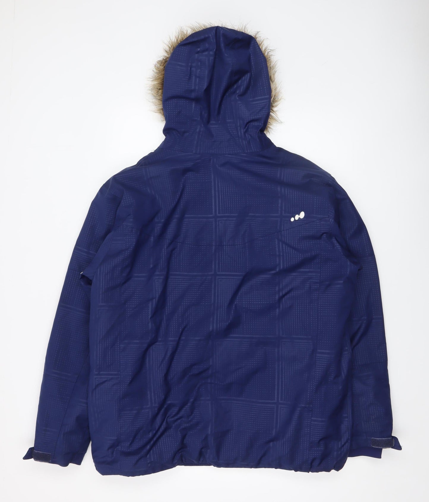 Wedze Men's Blue Waterproof Ski Parka Jacket Size L