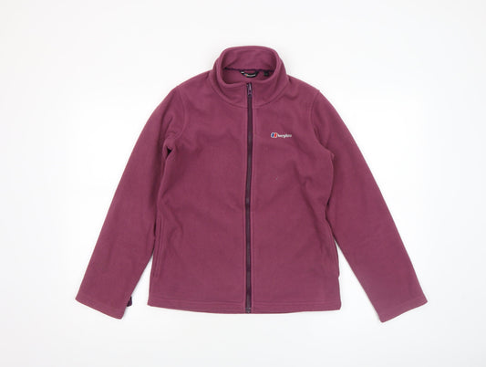 Berghaus Girls Purple Fleece Full Zip Lightweight Jacket 11-12 Years