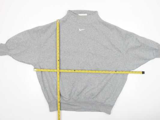 Nike Women's Grey Small Fleece Pullover Sweatshirt