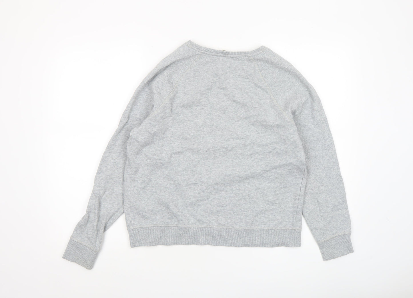 H&M LOGG Womens Grey Bambi Sweatshirt Small Cotton Crew Neck