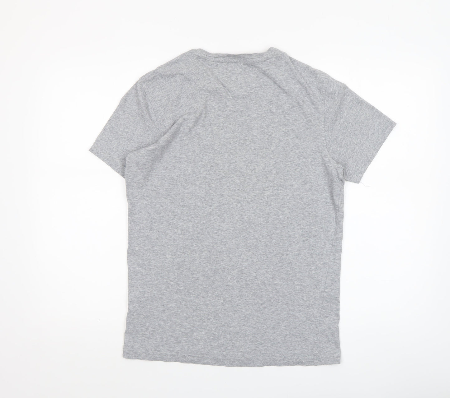 Tommy Hilfiger Denim Mens Grey M Short Sleeve Crew Neck Cotton T-Shirt