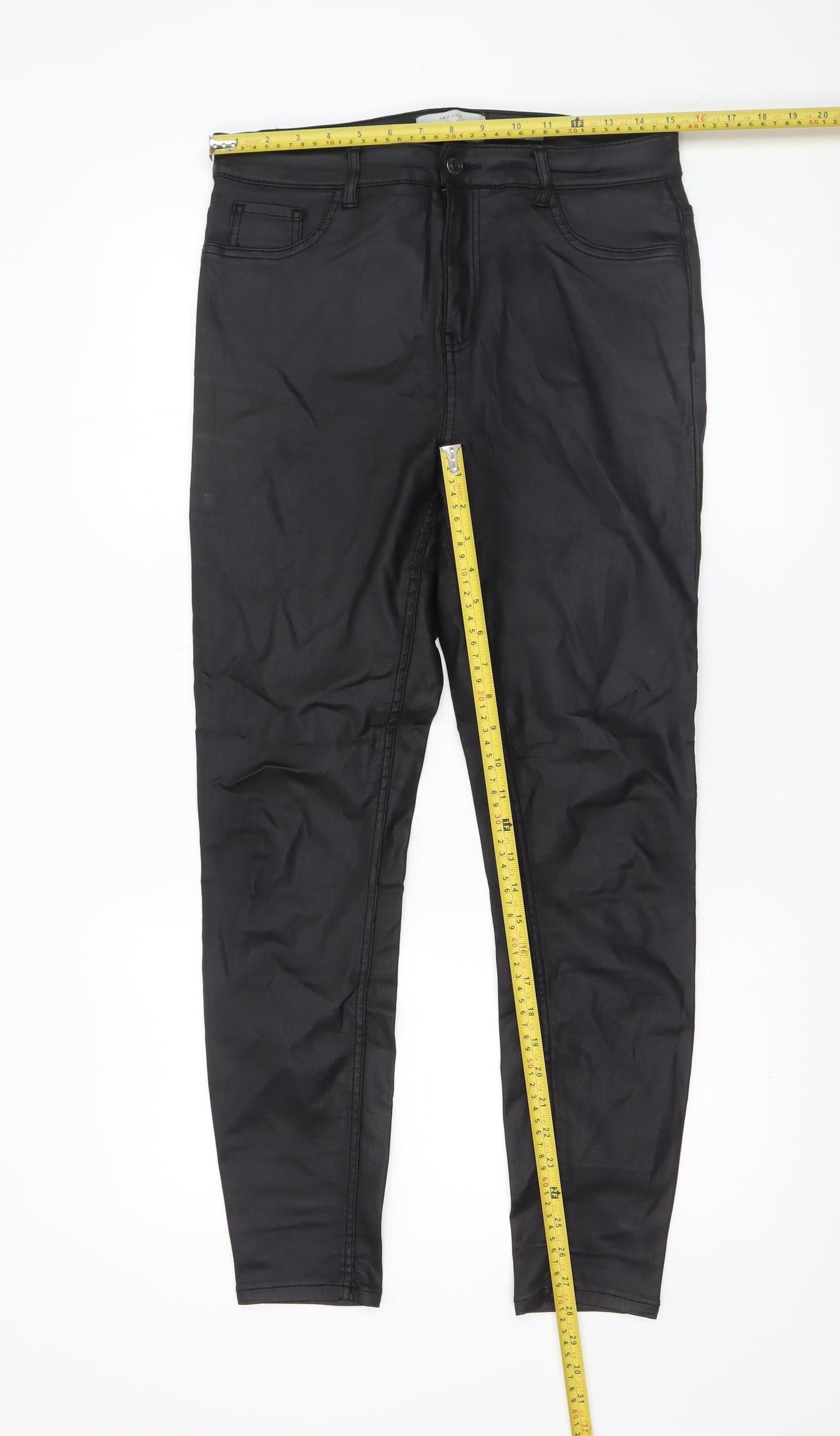 New Look Hallie Women’s Black Size 14 Skinny Jegging Trousers