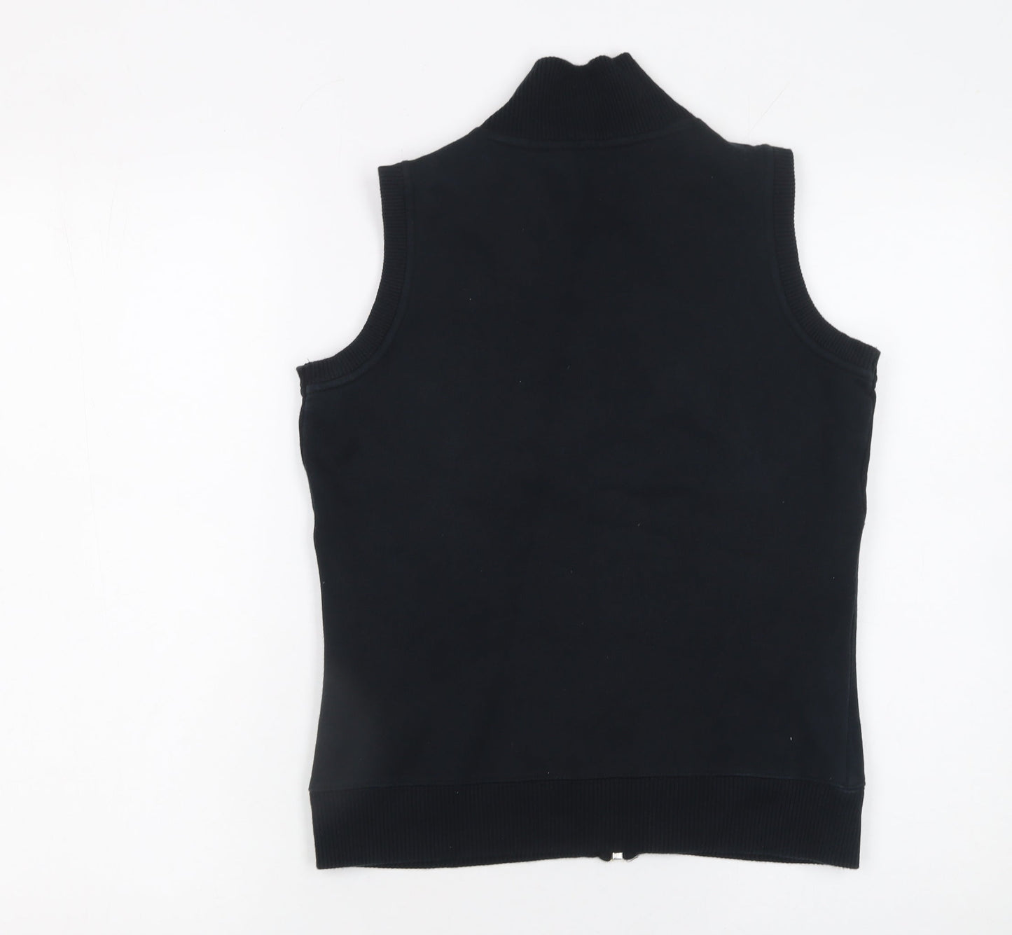 Wills Sport Women's Black Full Zip Vest Hoodie 88cm S Cotton Blend