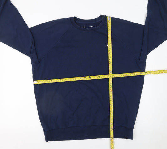 Under Armour Men's Blue Crew Neck Pullover Sweatshirt Size M