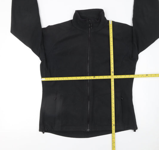 Berghaus Women Black Fleece Jacket Size 16 Full Zip Outdoor Coat