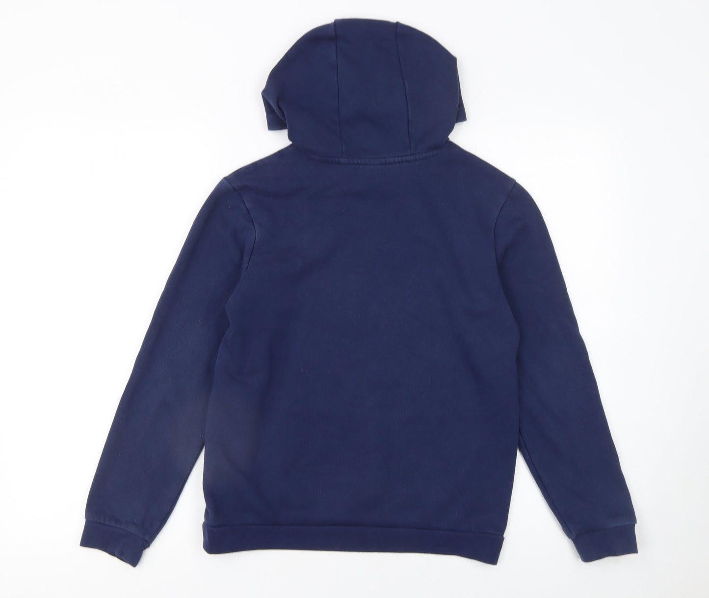 Adidas Boys Blue 11-12 Years Pullover Hoodie Logo Football Fleece