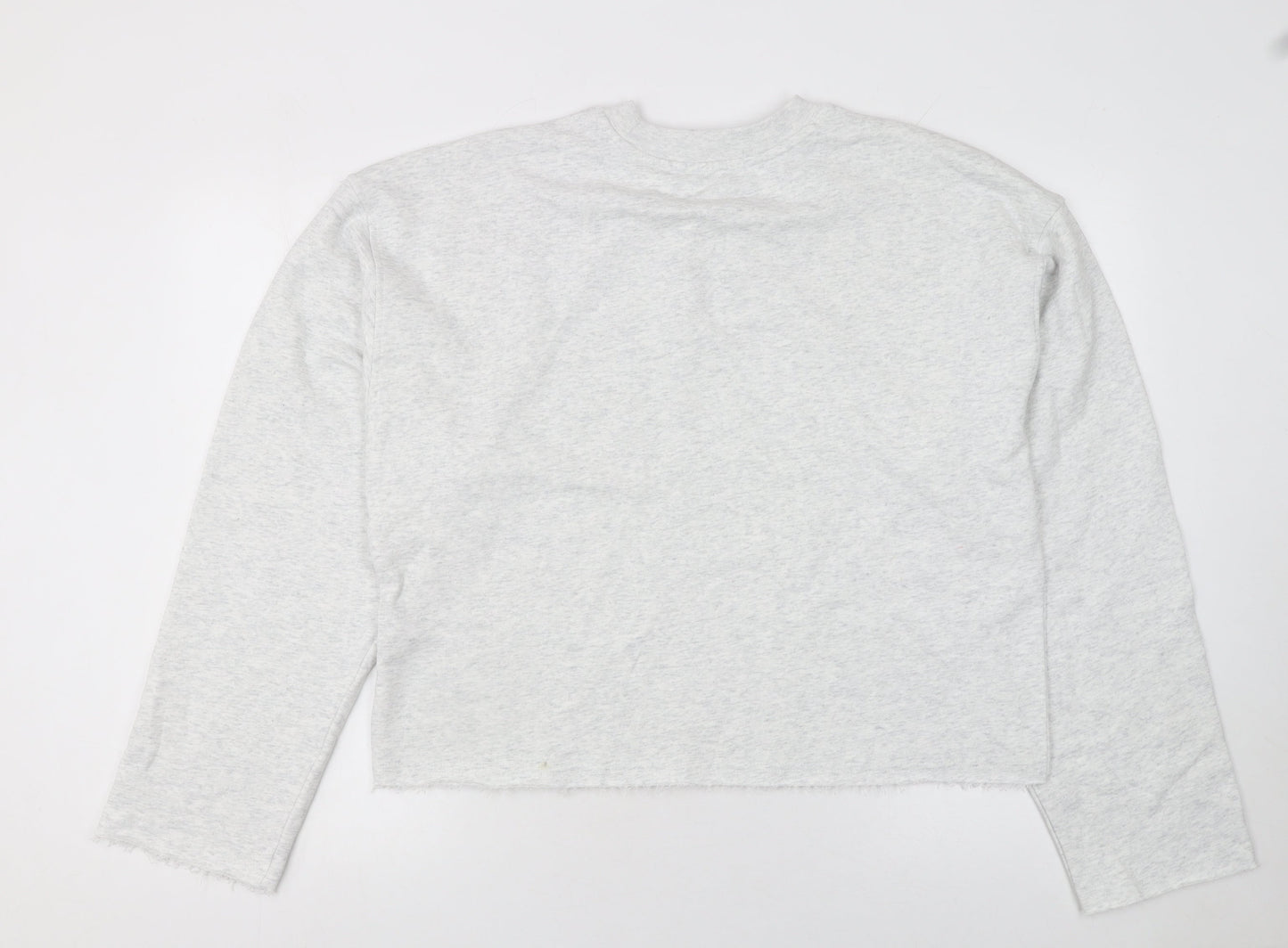 Bound Apparel Women's Grey Small Crew Neck Pullover Sweatshirt