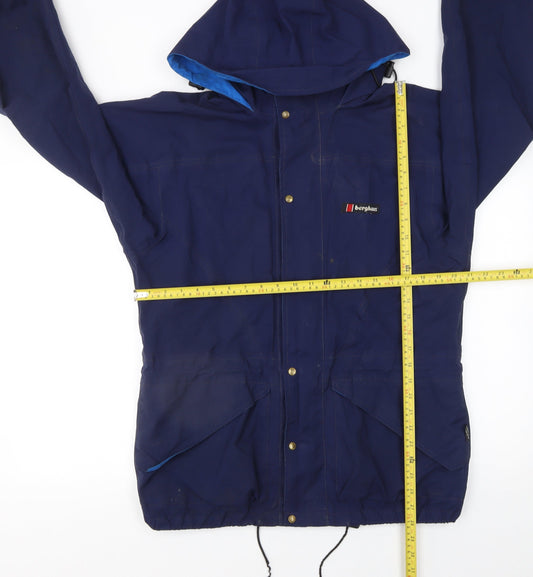 Berghaus Men Blue Glissade Gore-Tex Waterproof Parka Jacket M