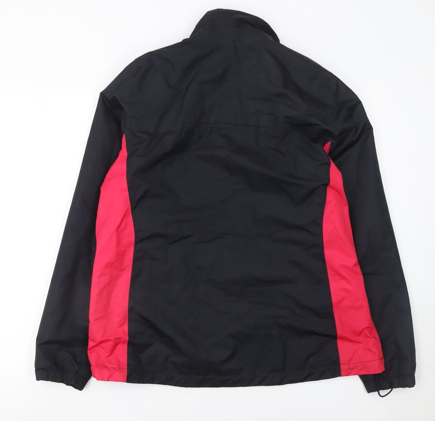 Crivit Womens Black Red Windbreaker Jacket Size 18/20 Lightweight Activewear