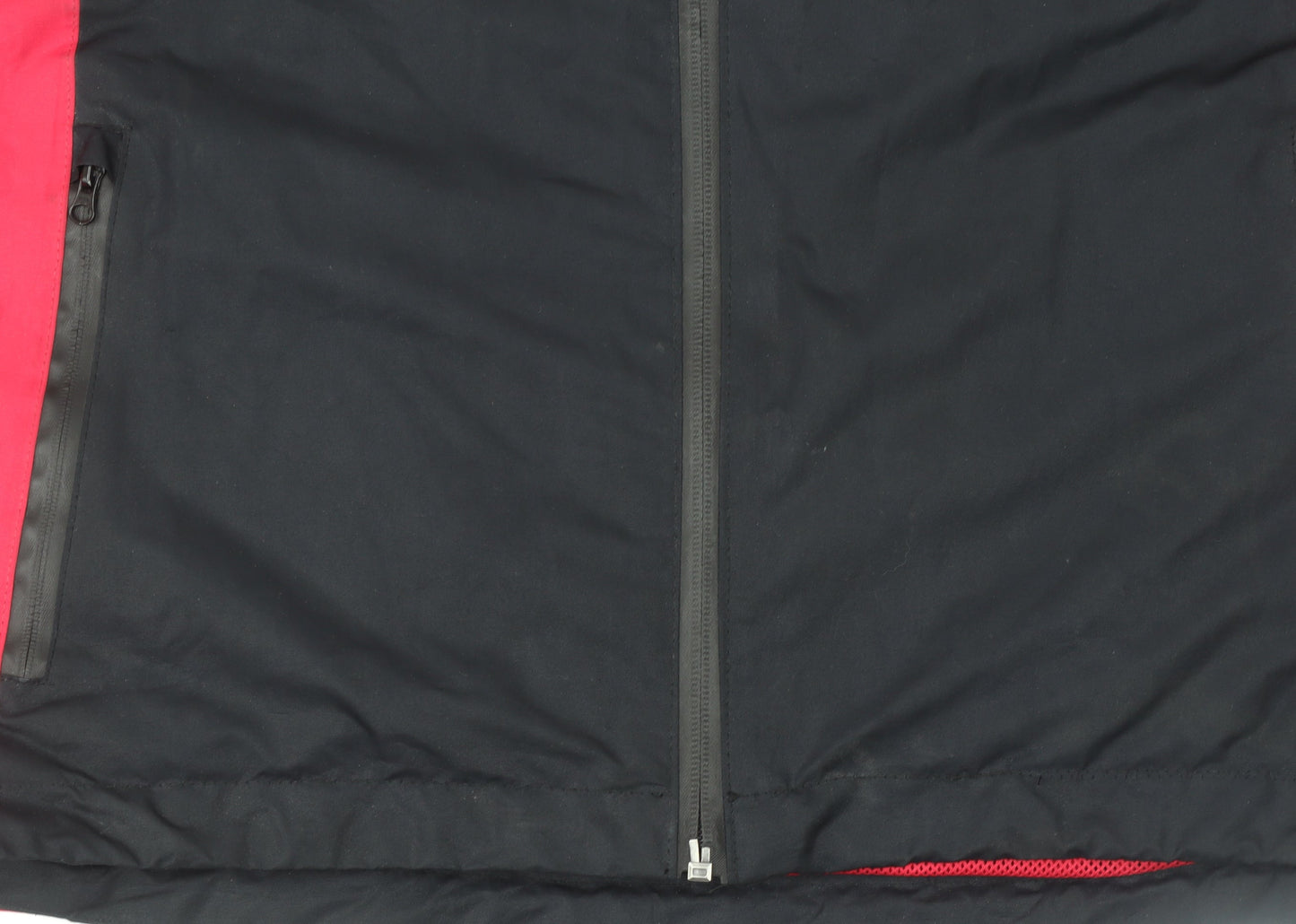 Crivit Womens Black Red Windbreaker Jacket Size 18/20 Lightweight Activewear