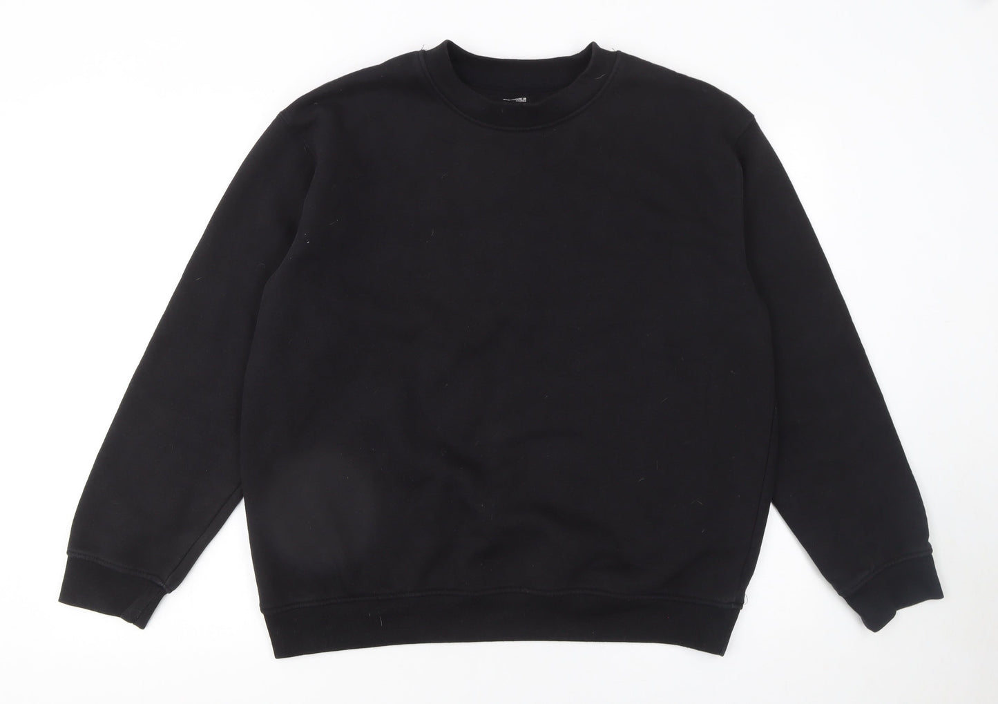 Dunnes Stores Men’s Black Medium Pullover Sweatshirt Cotton Blend