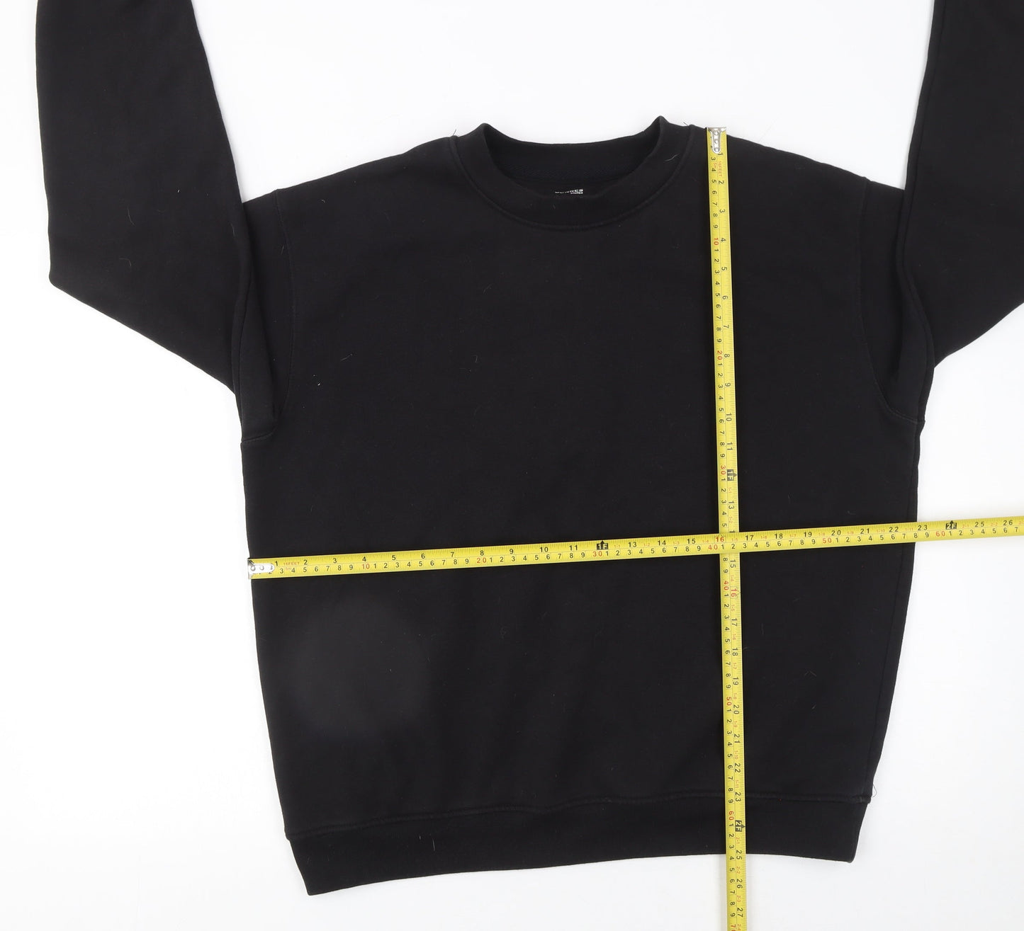 Dunnes Stores Men’s Black Medium Pullover Sweatshirt Cotton Blend