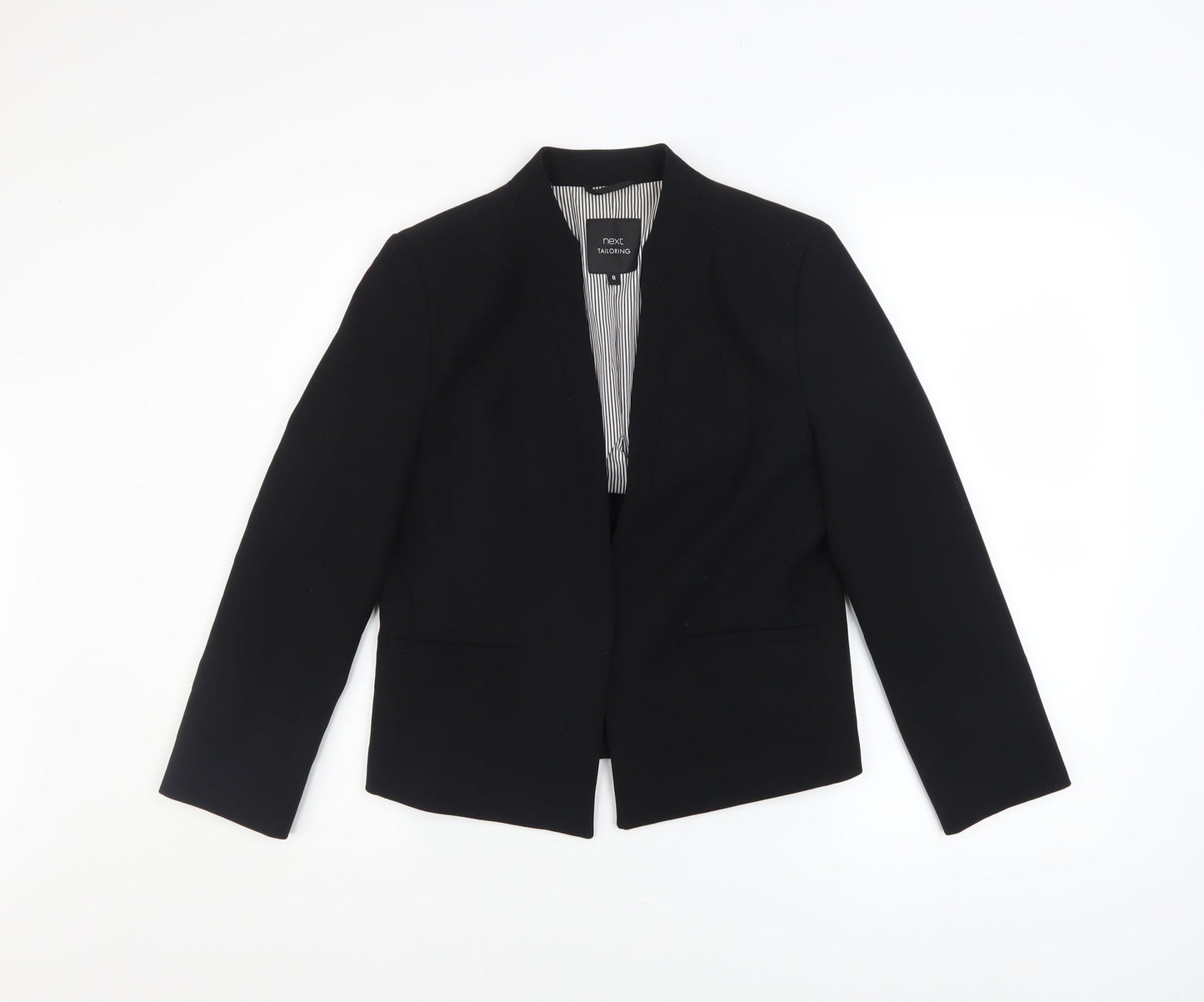 Next Women’s Black Tailored Shawl Collar Blazer UK 8