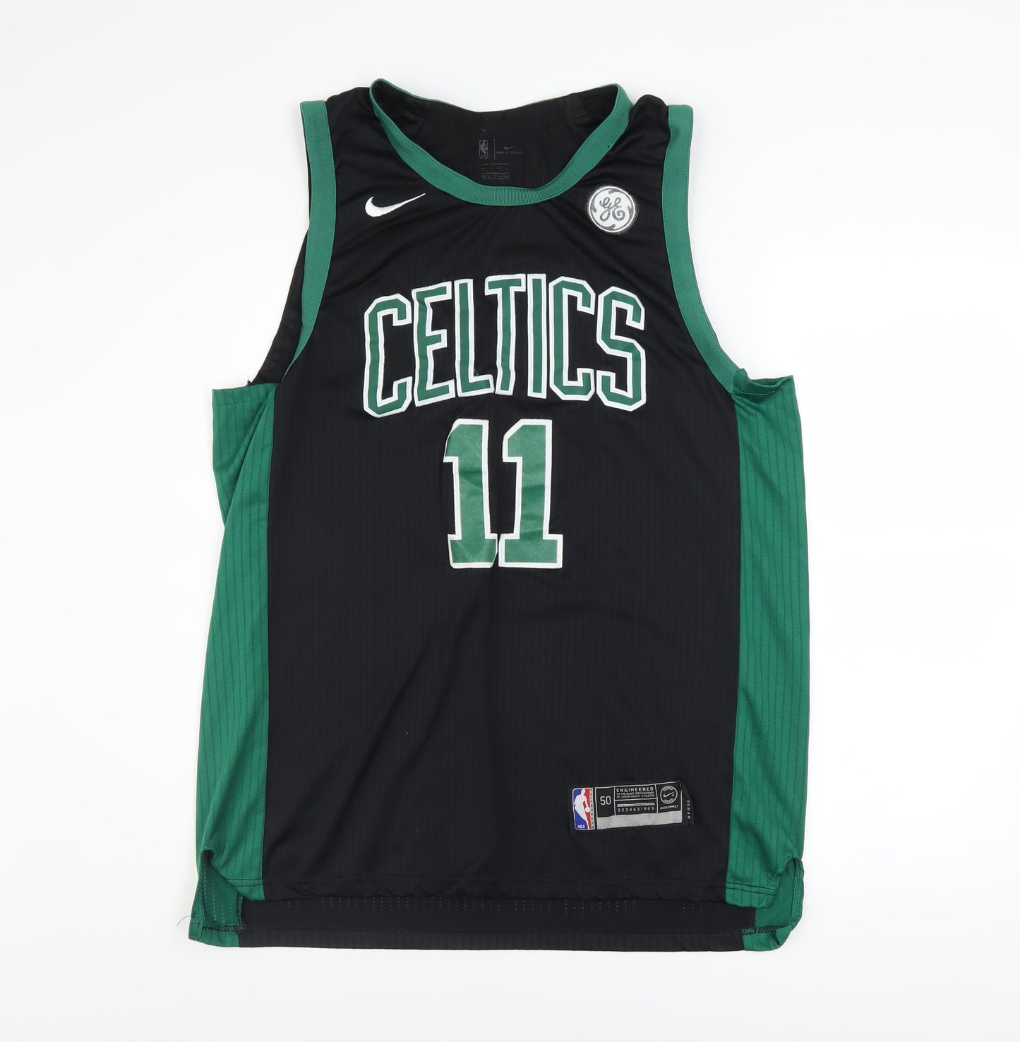 Nike Men’s Black Boston Celtics 11 Irving Basketball Jersey L