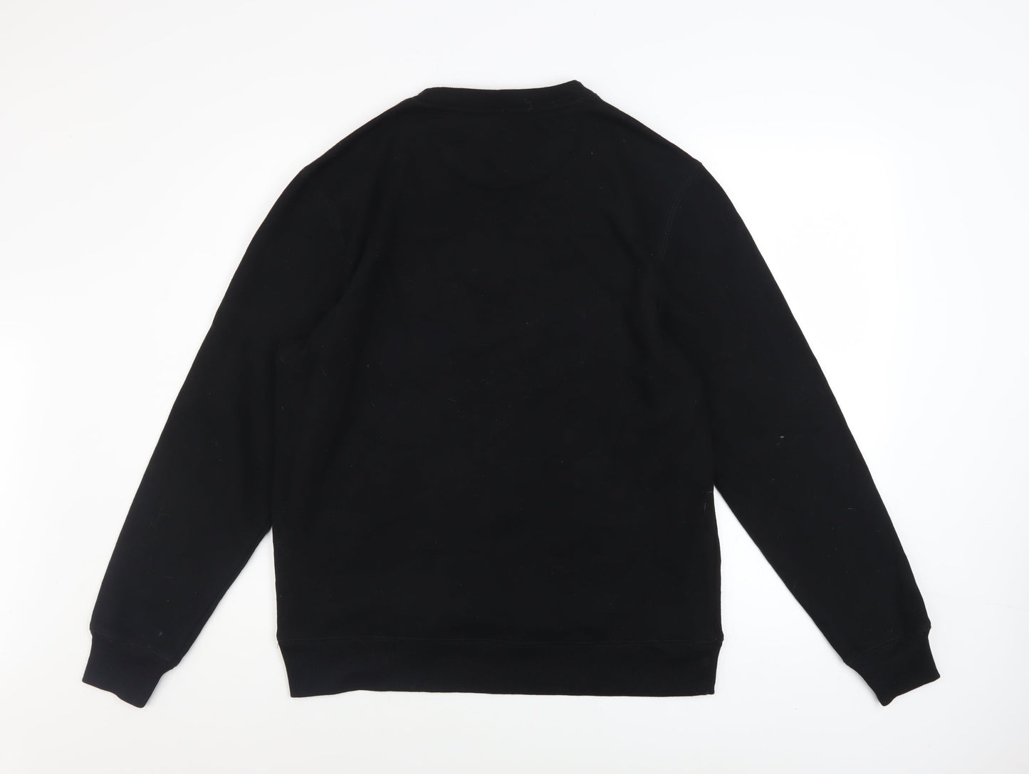 DKNY Men's Black Logo Sweatshirt Pullover Crew Neck Size M