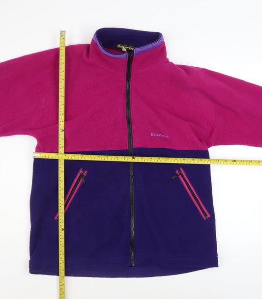 Daleswear Men’s Multicoloured Fleece Jacket L Outdoor Hiking Full Zip