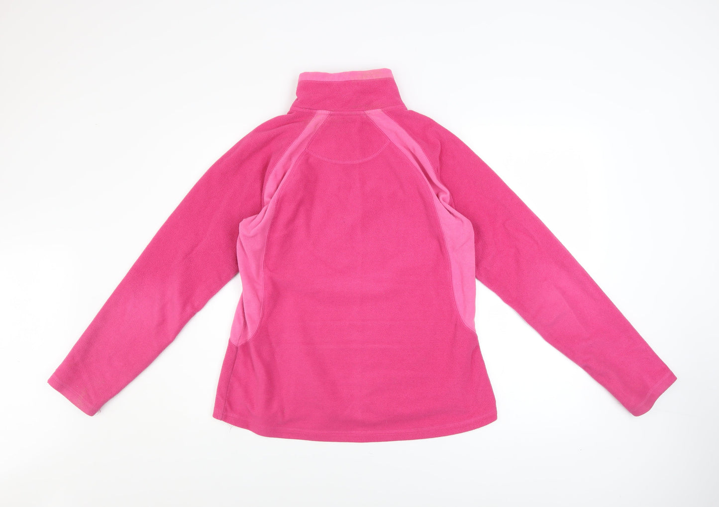 Peter Storm Womens Pink 1/2 Zip Fleece Sweatshirt Size 12