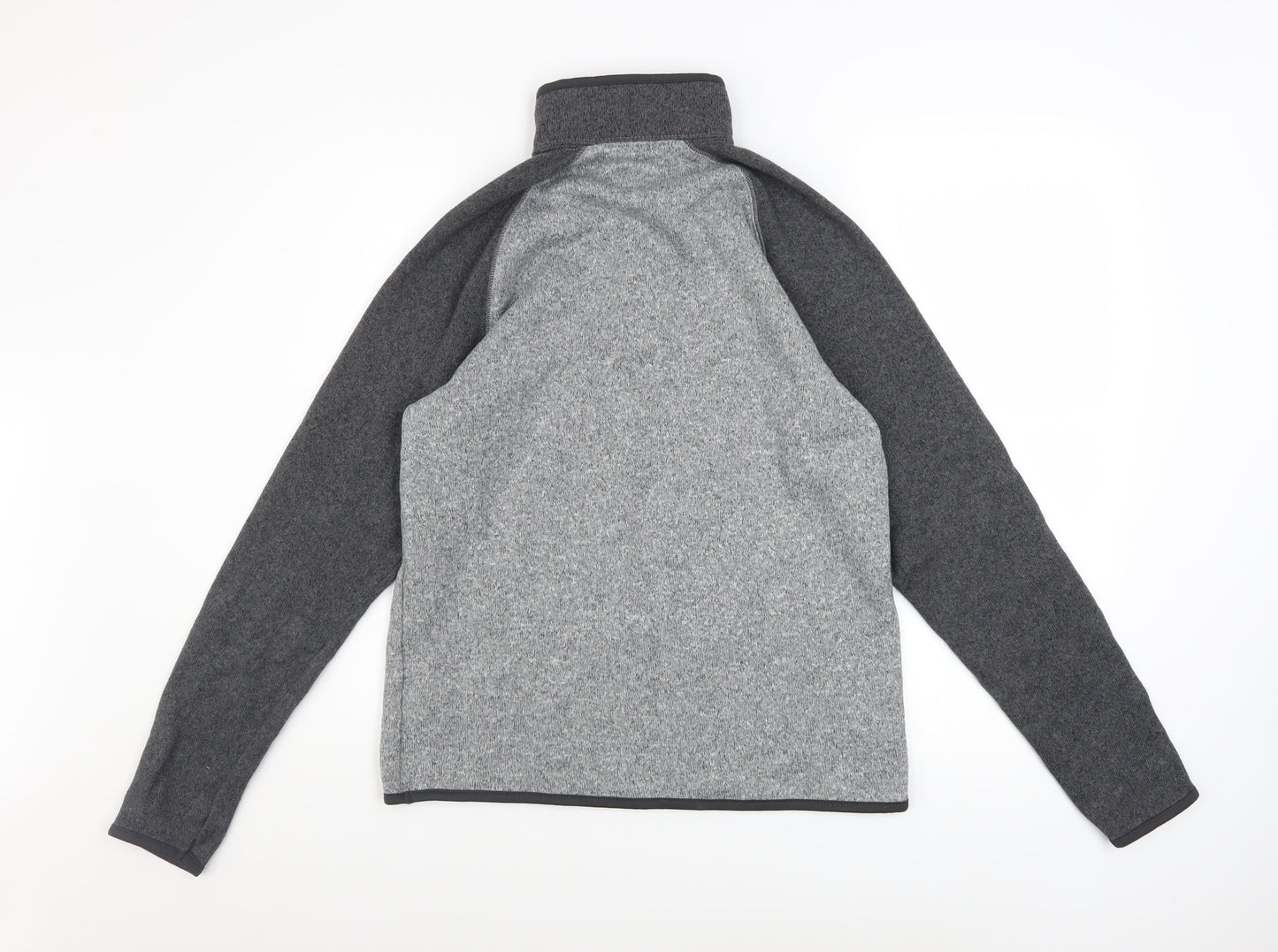 Old Navy Men's Grey 1/4 Zip Fleece Sweatshirt Size S Polyester Warm Top