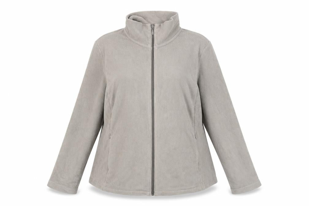 Uniqlo Womens Beige 2XL Fleece Full Zip Activewear Jacket