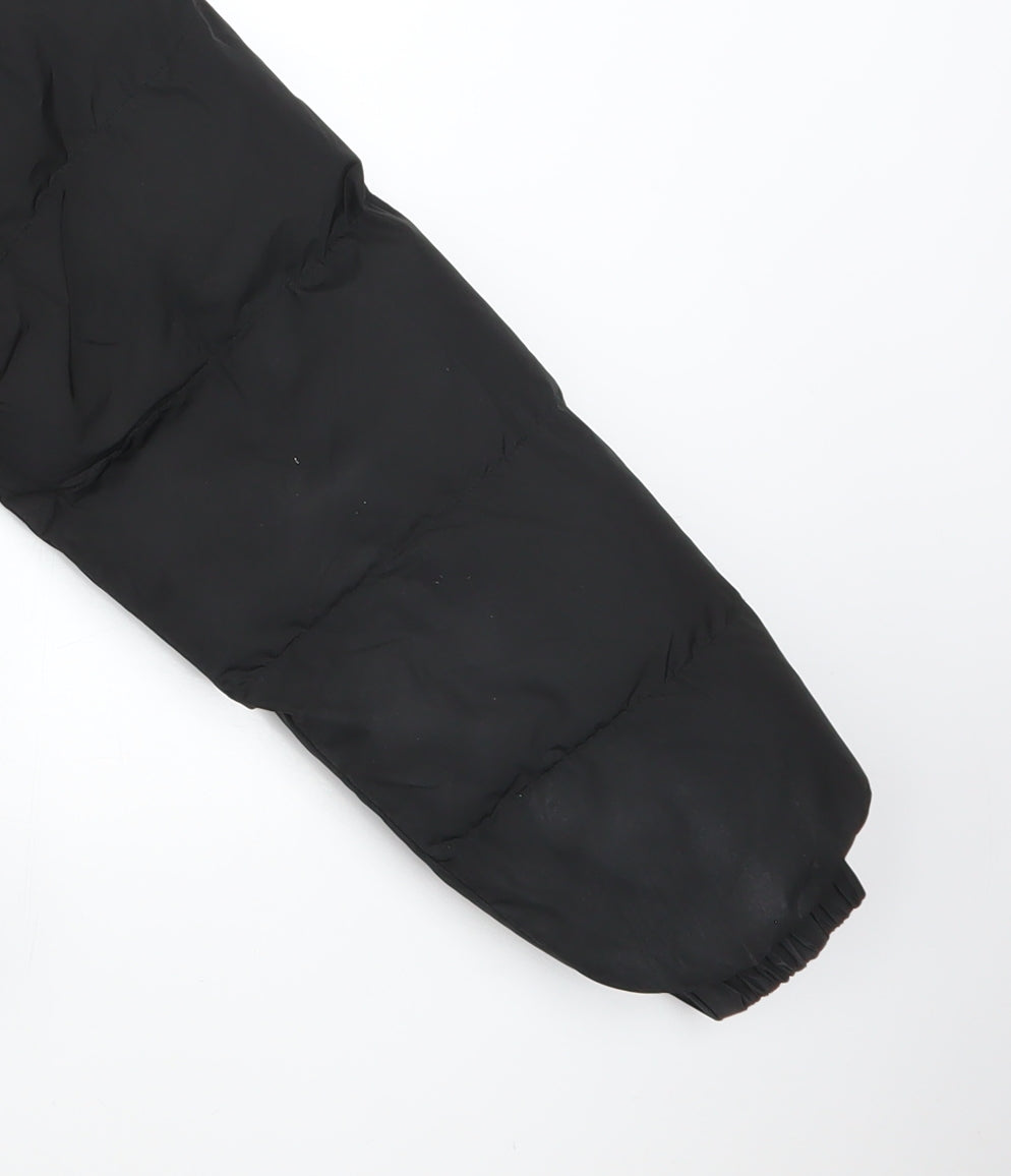 Superdry Womens Black Size 12 Hooded Puffer Jacket