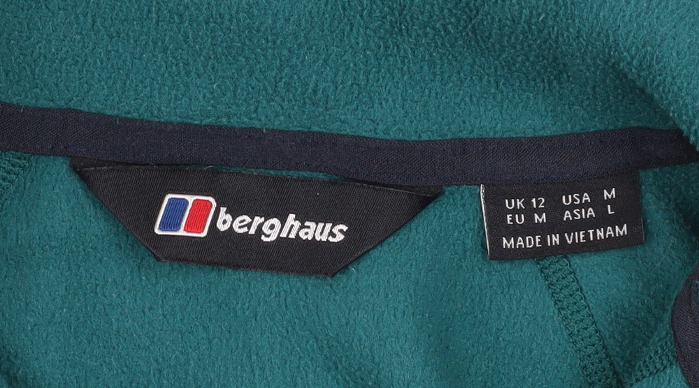 Berghaus Women's Green Fleece Full Zip Basic Jacket UK 12