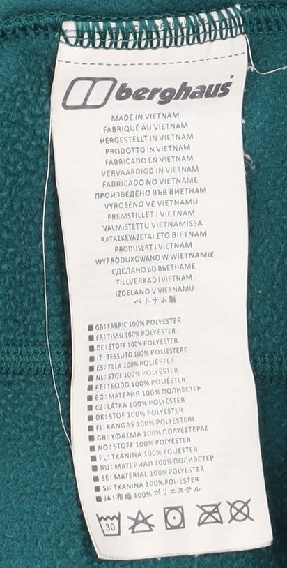 Berghaus Women's Green Fleece Full Zip Basic Jacket UK 12