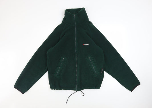 Berghaus Men's Green Fleece Full Zip Outdoor Jacket Size M