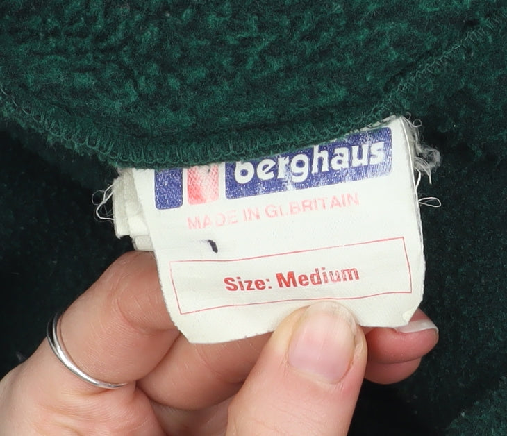 Berghaus Men's Green Fleece Full Zip Outdoor Jacket Size M