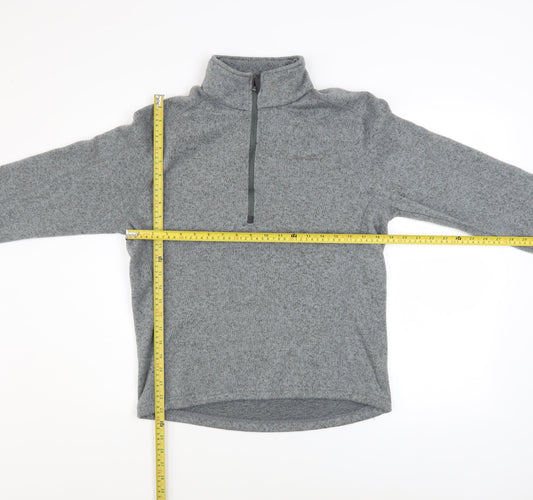 Peter Storm Men's Grey 1/2 Zip Fleece Sweatshirt Size M Outdoor Pullover