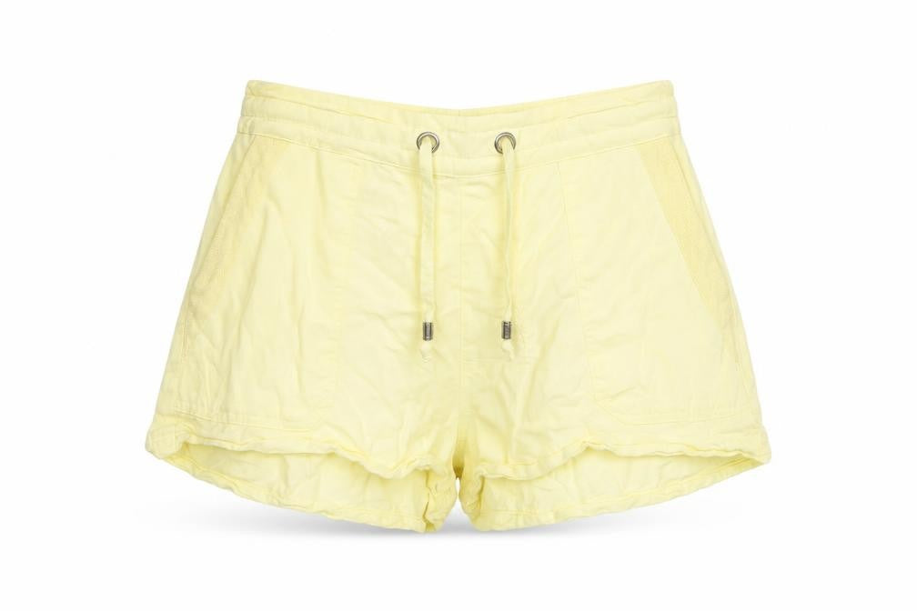 River Island Women’s Yellow Relaxed Lyocell Drawstring Shorts UK 8