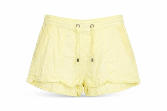 River Island Women’s Yellow Relaxed Lyocell Drawstring Shorts UK 8