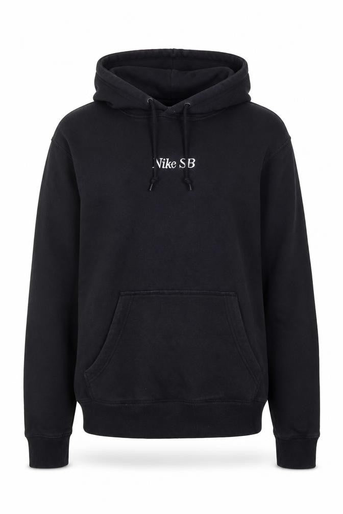 Nike SB Men's Black Pullover Hoodie Size S Embroidered Logo