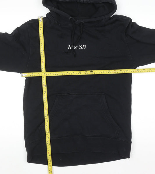 Nike SB Men's Black Pullover Hoodie Size S Embroidered Logo
