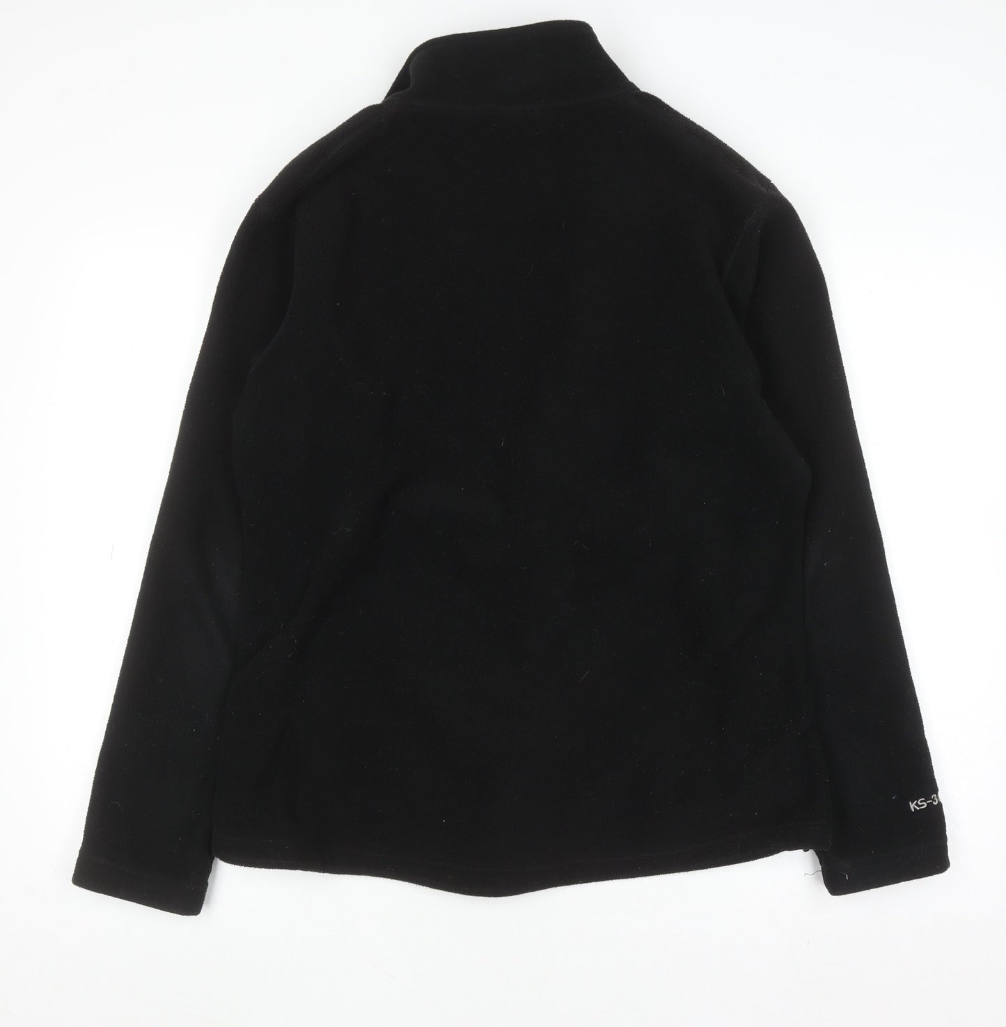Karrimor Womens Black Fleece Full Zip Hoodie UK 14 Polyester Outdoor Jacket