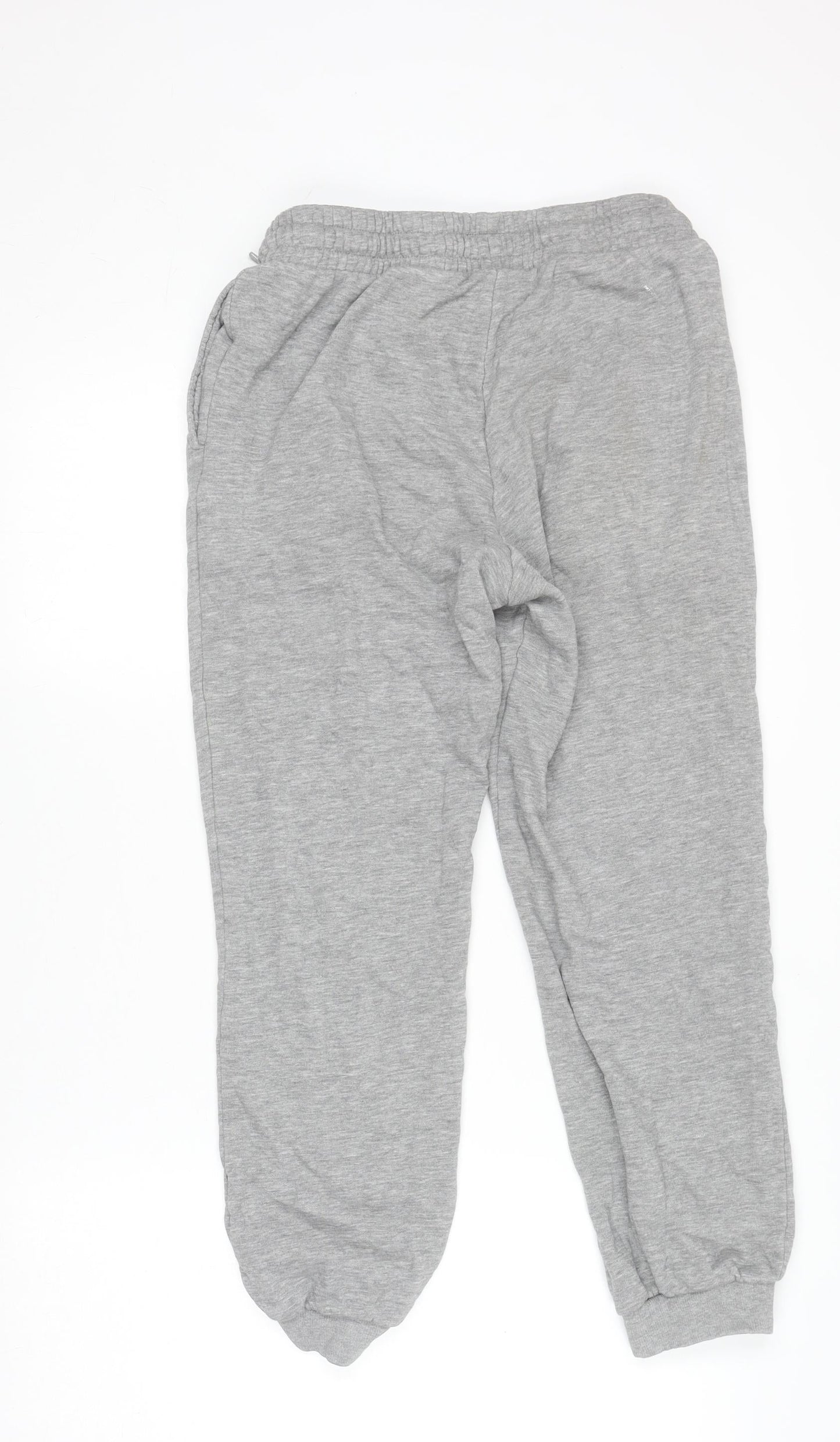 Jack & Jones Mens Grey Fleece Sweatpants Small Regular Fit Tracksuit Bottoms