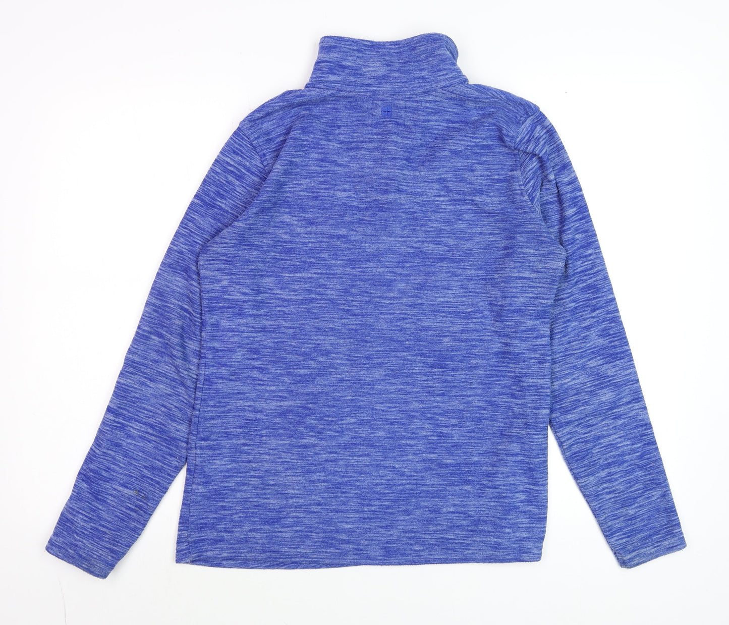 Mountain Warehouse Men's Blue 1/4 Zip Fleece Pullover Sweatshirt Size 10