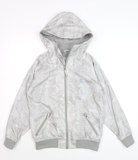 Red Herring Generation Boys Grey Hooded Windbreaker Jacket 12 Years