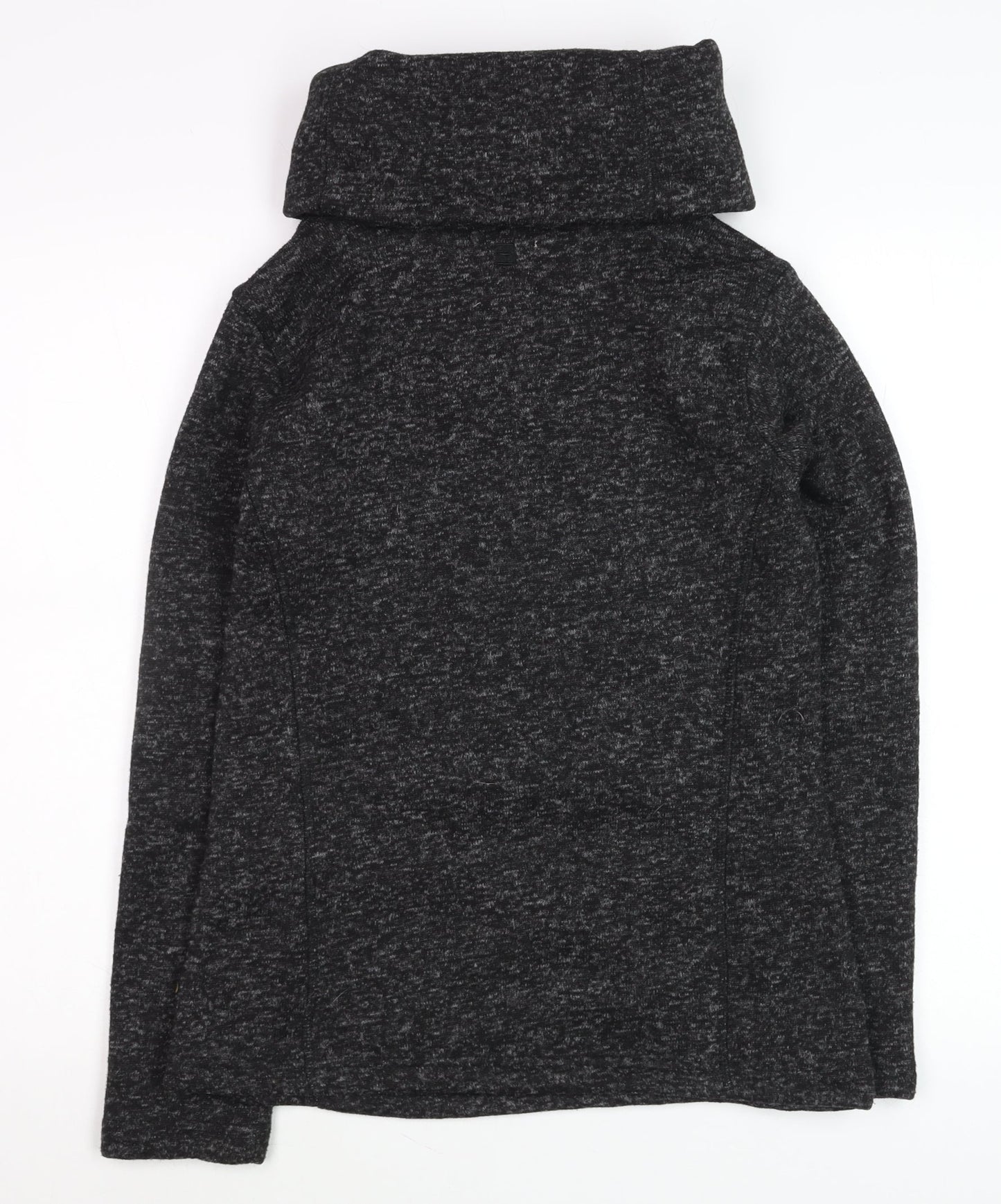 Mountain Warehouse Women’s Black Funnel Neck Pullover Sweatshirt UK 8