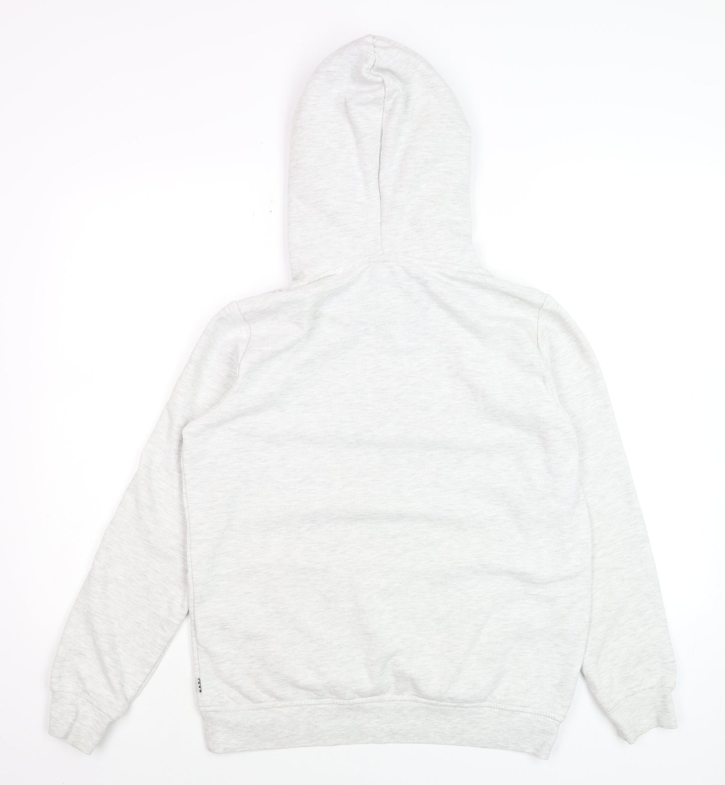 Vans Womens Grey Pullover Hoodie Medium Cotton Blend Logo Casual