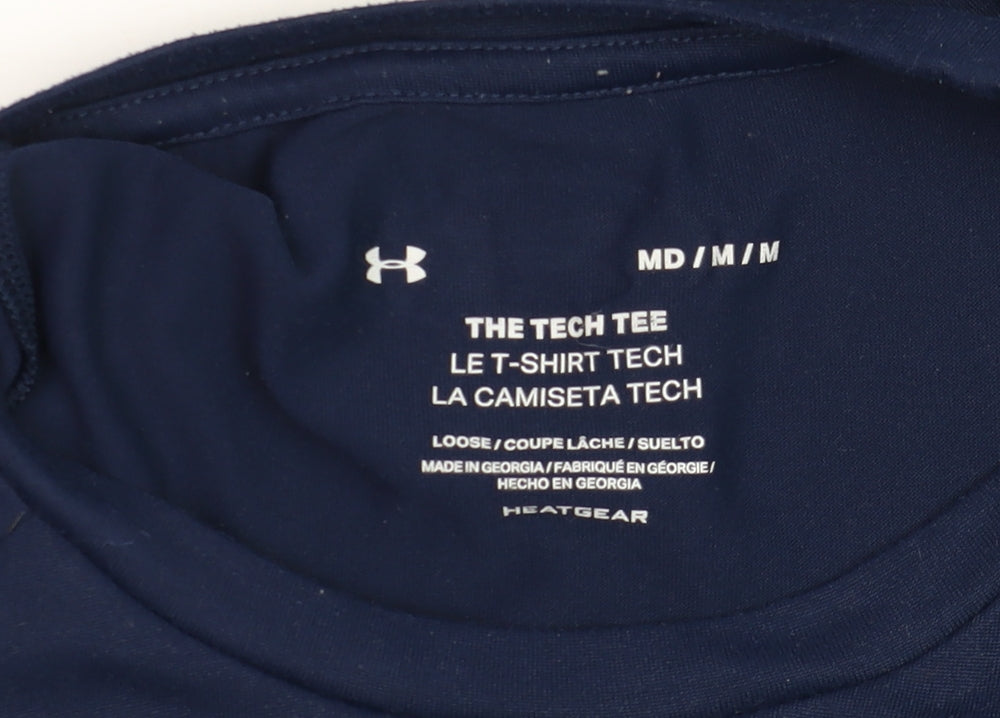 Under Armour Men's Blue HeatGear Tech Short Sleeve T-Shirt Size M