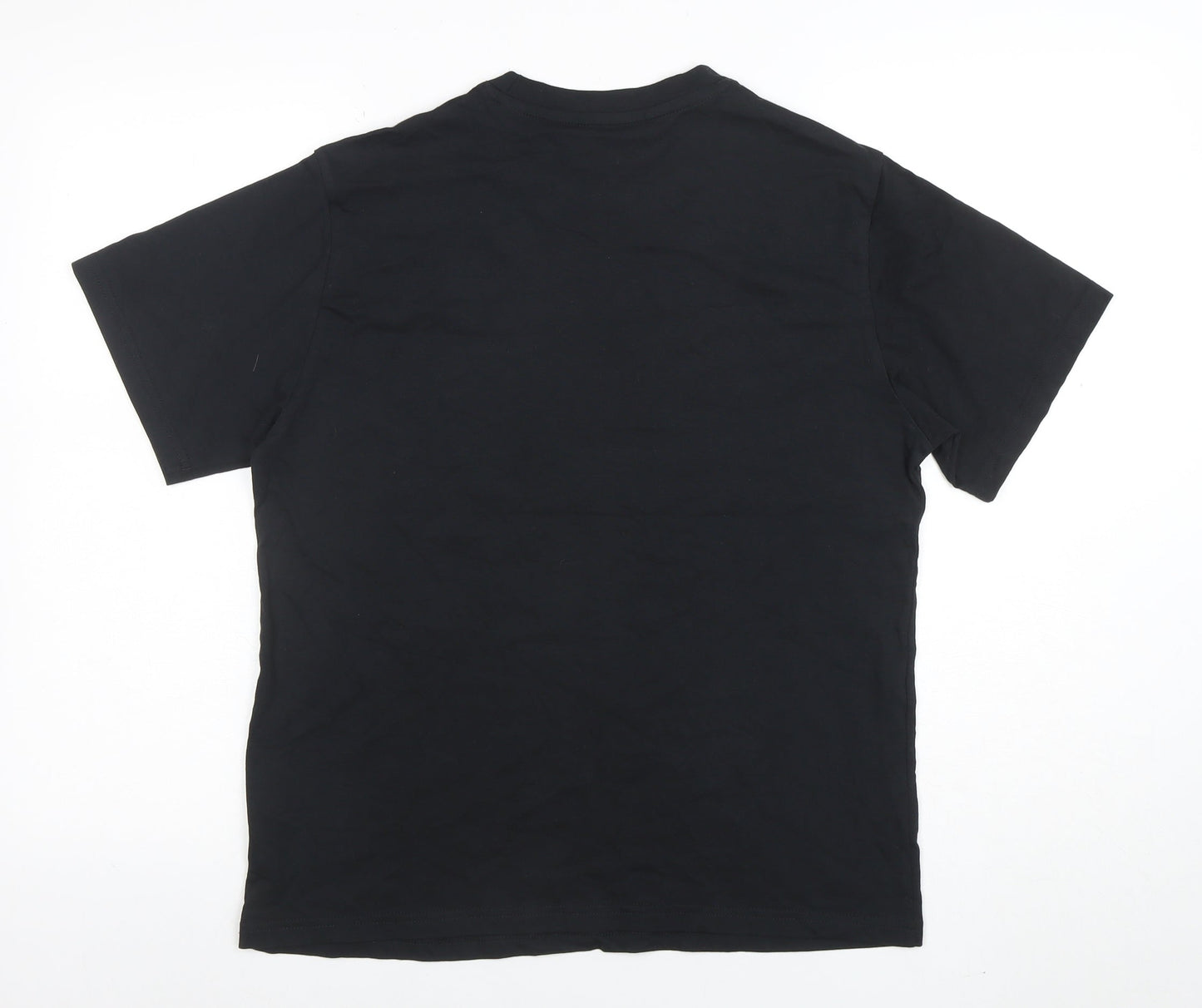 adidas Men’s Black Camouflage Logo Short Sleeve Cotton T-Shirt M