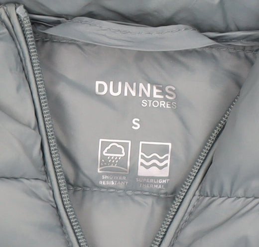 Dunnes Stores Women's Green Hooded Lightweight Puffer Jacket Size S