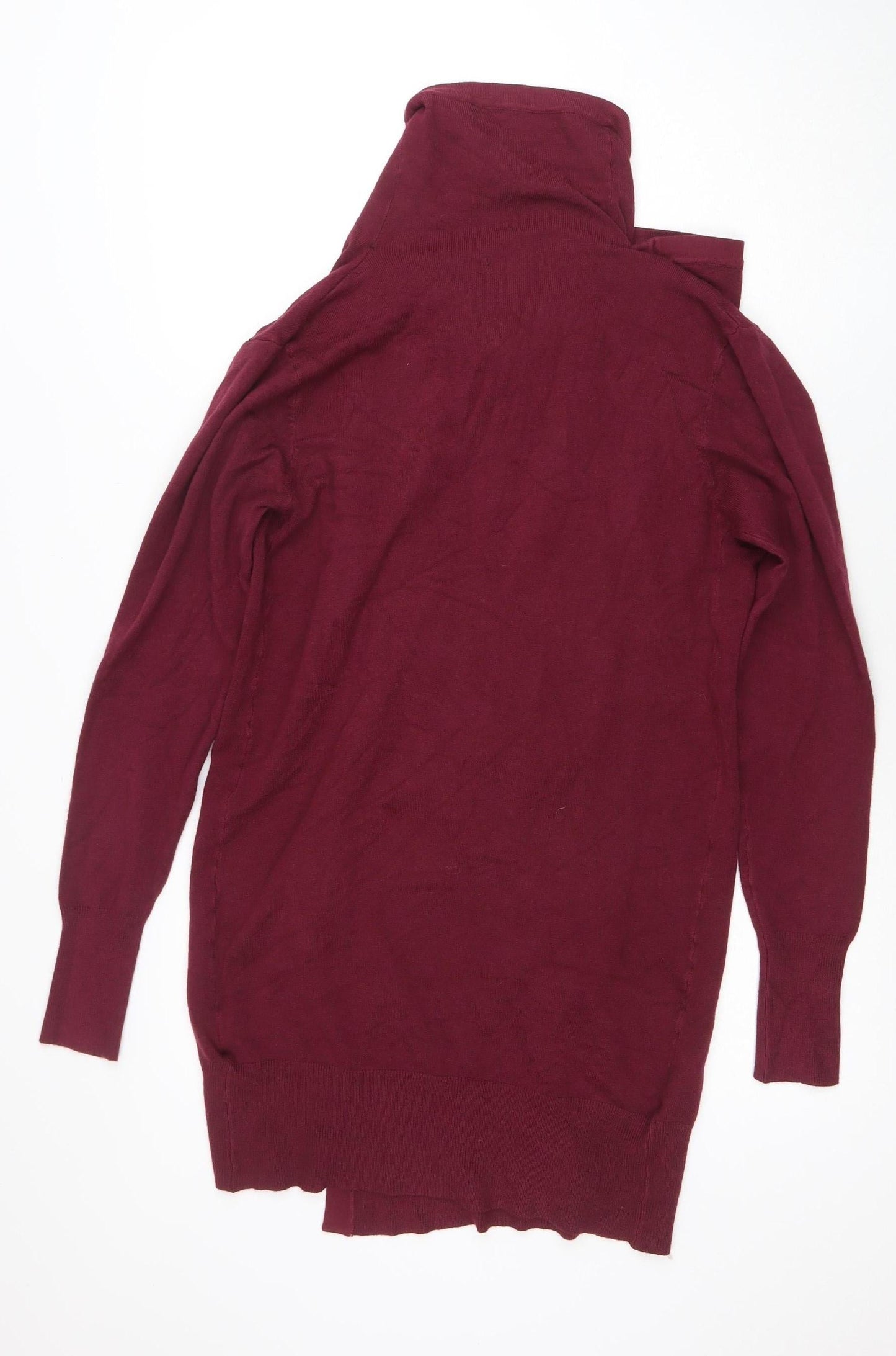 Obsessions Women's Red Roll Neck Knit Jumper One Size