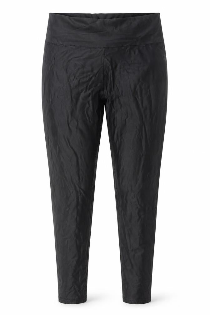 Yu & Me Women’s Black Faux Leather Stretch Leggings M