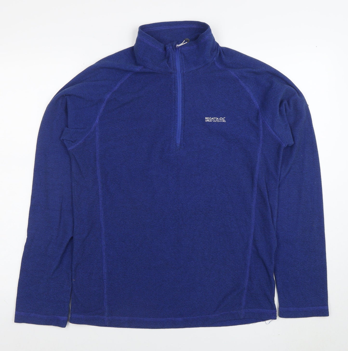 Regatta Great Outdoors Men's Blue 1/2 Zip Fleece Sweatshirt Size M