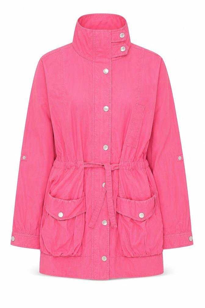 Marks & Spencer Women’s Pink Cotton Anorak Jacket Size 14