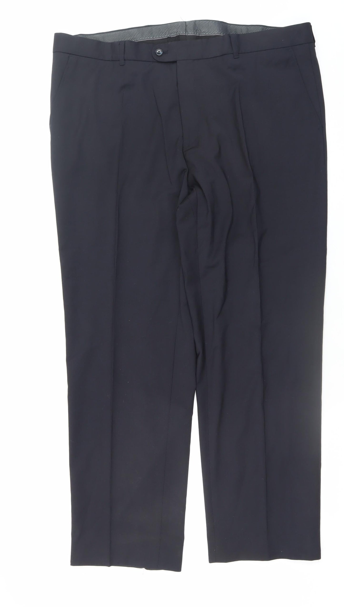 Carl Gross Men's Black Wool Blend Dress Pants Size 48R