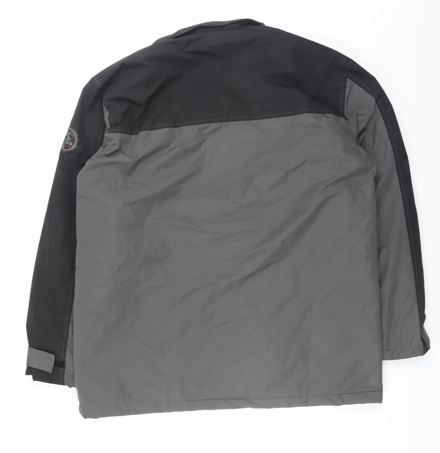 Atlas For Men Grey Water Resistant Parka Jacket L Men's Outdoor Wear