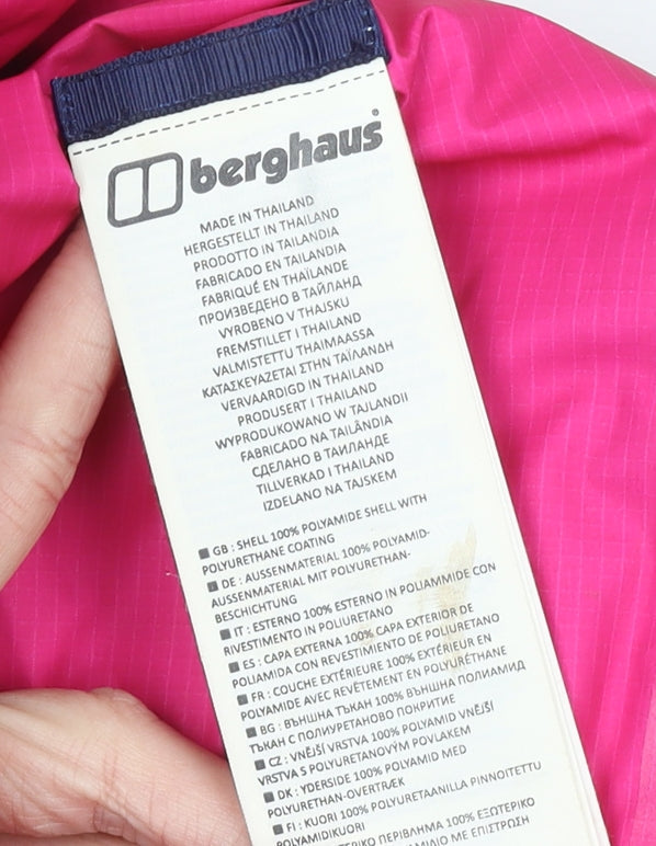 Berghaus Women Blue Waterproof Hooded Rain Jacket UK 10